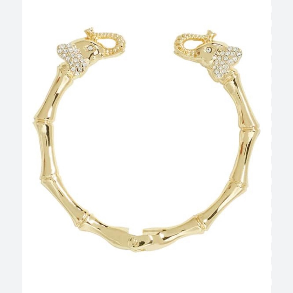 NWT Lilly Pulitzer Glam Elephant Cuff Bracelet - Picture 3 of 3